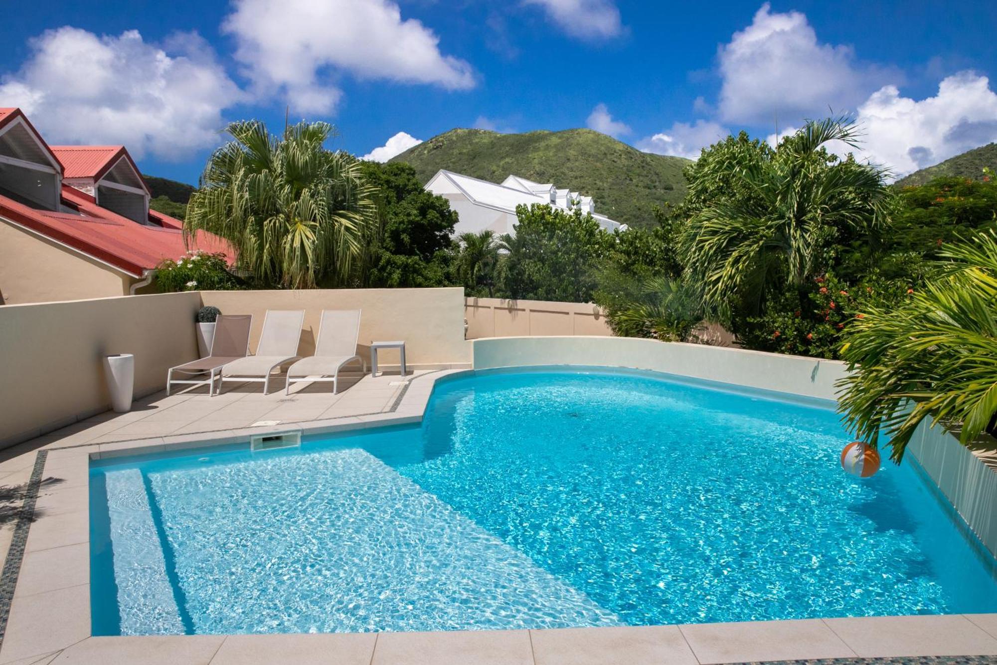Beautiful Suite S12 With Pool And Sea View Cul de Sac ภายนอก รูปภาพ