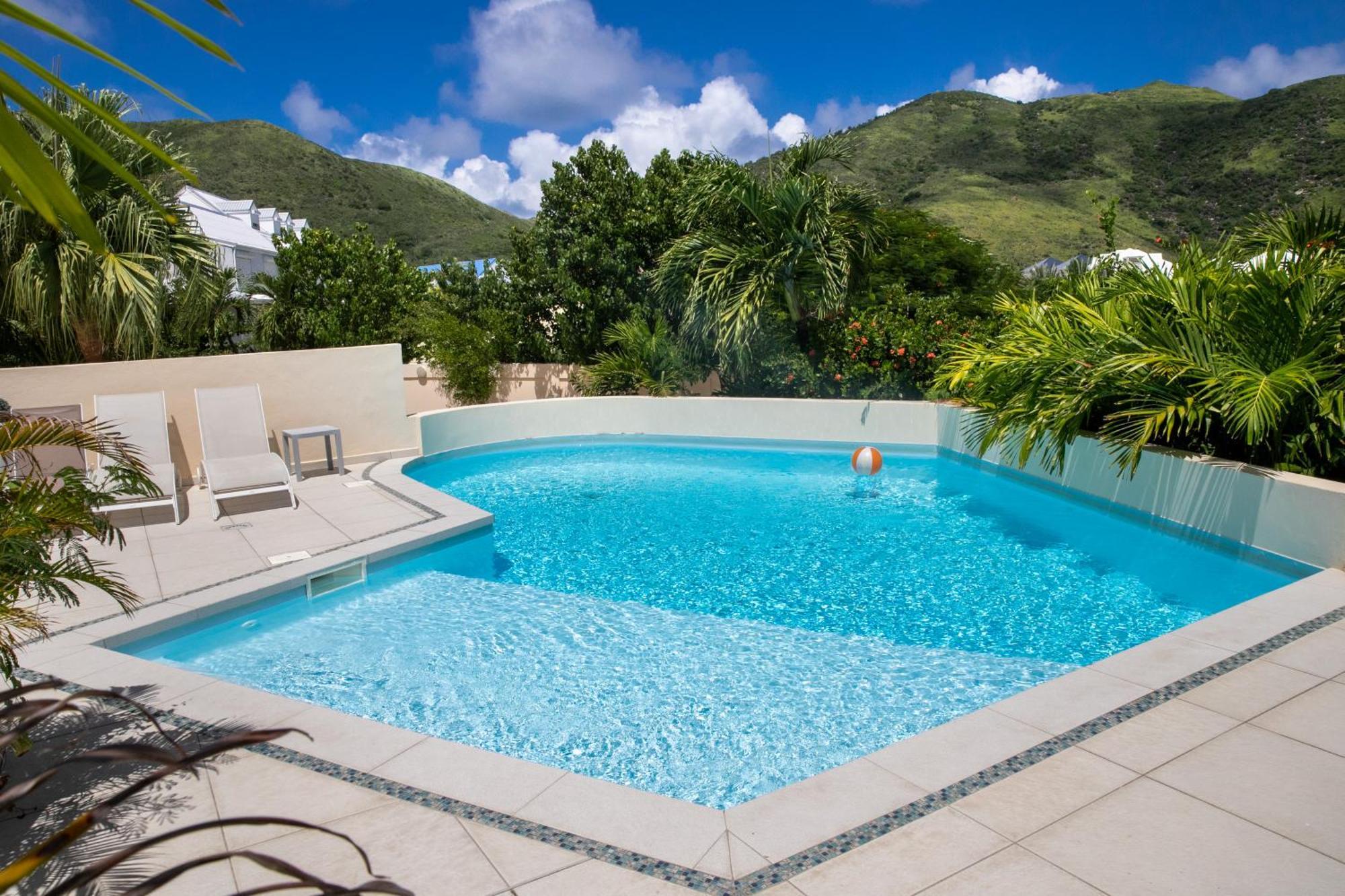 Beautiful Suite S12 With Pool And Sea View Cul de Sac ภายนอก รูปภาพ